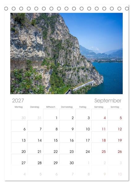 Produktbild: Tischplaner 2027 - Riva del Garda - Am Gardasee ganz im Norden (A5 Tischkalender zum Aufstellen) CALVENDO