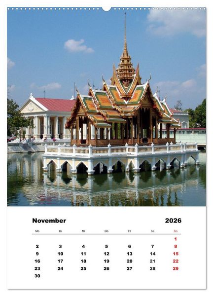 Produktbild: Thailand - Eine kleine Rundreise (Wandkalender 2026 DIN A2 hoch), CALVENDO Monatskalender