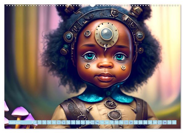 Produktbild: Kleine Steampunk Stars (hochwertiger Premium Wandkalender 2026 DIN A2 quer), Kunstdruck in Hochglanz