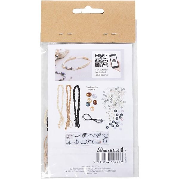 Produktbild: Creativ Company DIY Sets Beads Mini Kreativ Set Schmuck, Armband mit Verschluss, Kreativ Box