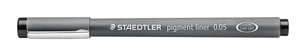 Produktbild: STAEDTLER Fineliner Lumocolor pigment liner 308 schwarz, 0,05 mm