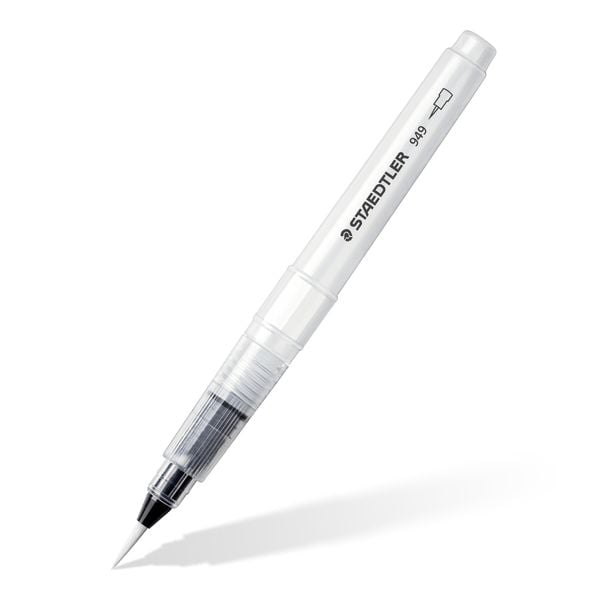 Produktbild: STAEDTLER Wasserpinsel rund fein, rund medium, rund gro&szlig;, Keilspitze, 4er Set