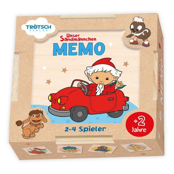 Produktbild: TR&Ouml;TSCH - Unser Sandm&auml;nnchen Memo aus Holz
