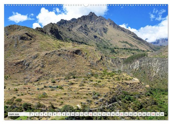 Produktbild: Inka Trail und Machu Picchu, Trekking zur ber&uuml;hmten Inkastadt (Wandkalender 2026 DIN A2 quer), CALVENDO Monatskalender