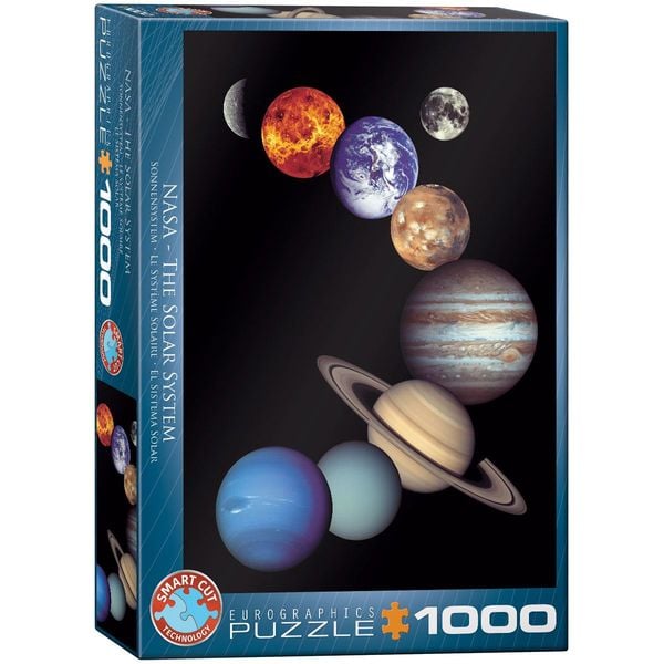 Eurographics 6000-0100 - NASA Sonnensystem , Puzzle, 1.000 Teile