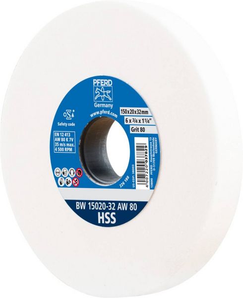 Produktbild: PFERD TOOLS 39009699 Schleifbockscheibe Durchmesser 150mm 80 1St.
