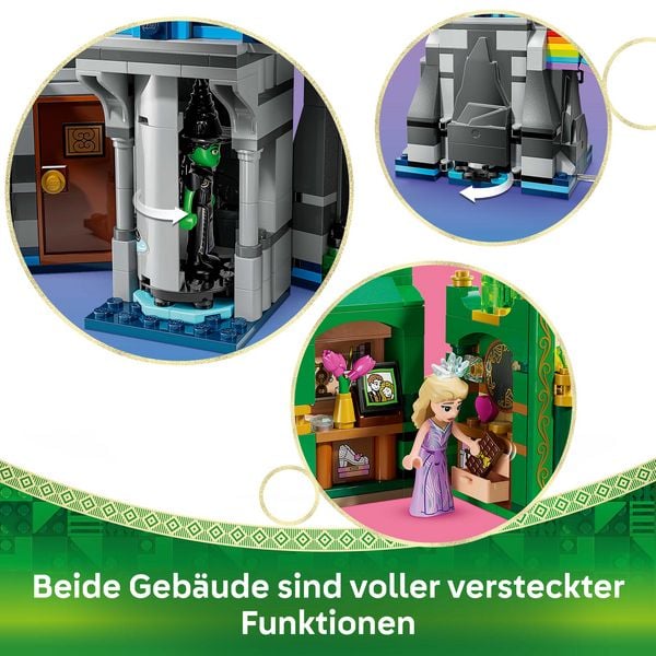 Produktbild: LEGO Wicked 75689 Emerald City & Kiamo Ko Castle, Kinder Spielzeug