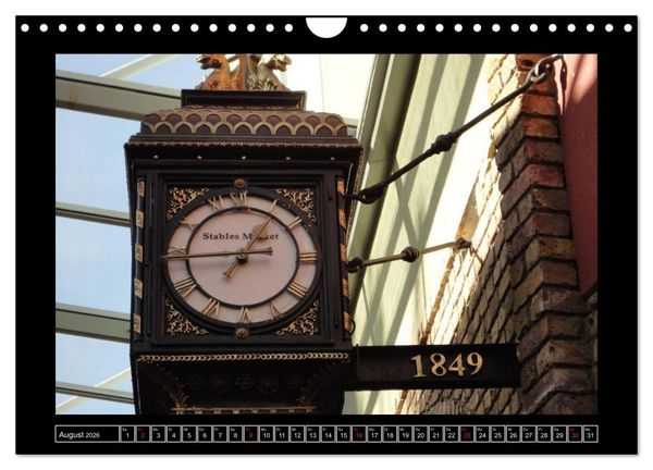 Produktbild: Zeit-Anzeige (Wandkalender 2026 DIN A4 quer), CALVENDO Monatskalender