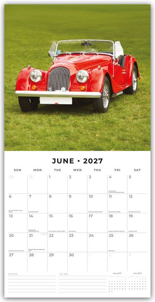 Produktbild: Classic Cars &ndash; Klassische Autos 2027 &ndash; 16-Monatskalender
