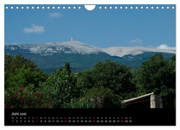 Produktbild: Faszination Mont Ventoux (Wandkalender 2026 DIN A4 quer), CALVENDO Monatskalender