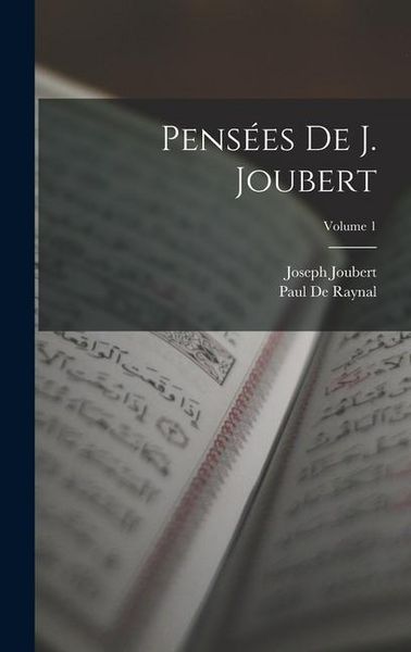 Produktbild: Pens&eacute;es De J. Joubert; Volume 1