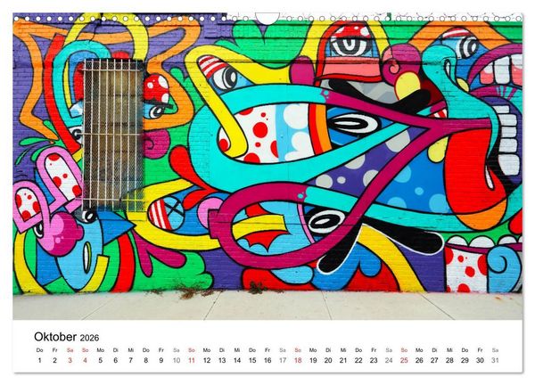 Produktbild: Brooklyn Street Art (Wandkalender 2026 DIN A3 quer), CALVENDO Monatskalender