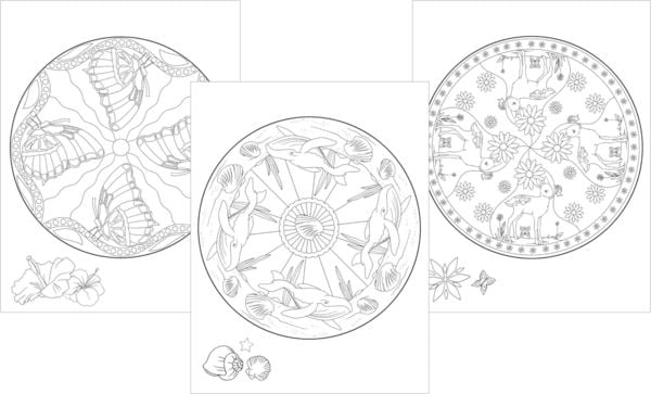 Produktbild: Ich male Mandalas aus. Mandalablock f&uuml;r Kindergarten und Vorschule