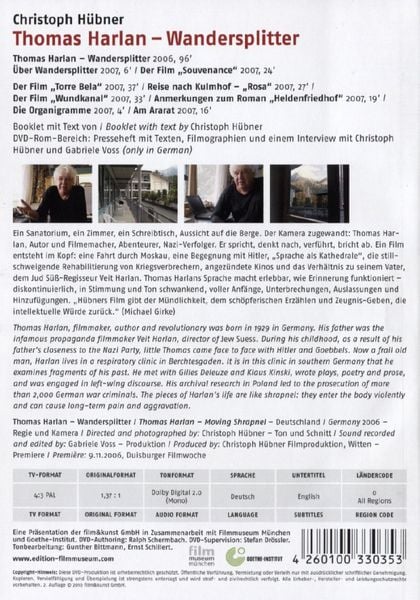 Produktbild: Thomas Harlan - Wandersplitter - Edition Filmmuseum [2 DVDs]