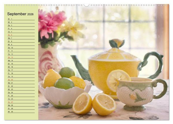 Produktbild: Landhaus-Romantik. Die Farben des Sommers (hochwertiger Premium Wandkalender 2026 DIN A2 quer), Kunstdruck in Hochglanz