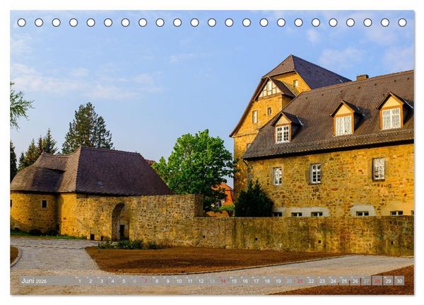 Produktbild: Ein Blick auf Melsungen (Tischkalender 2026 DIN A5 quer), CALVENDO Monatskalender