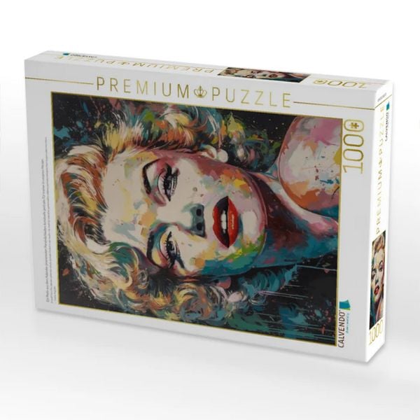 CALVENDO Puzzle Ein Motiv aus dem Kalender prominenten Persönlichkeiten kunstvolle portraits Für immer in unseren Herzen | 1000 Teile Lege-Größe 64x48