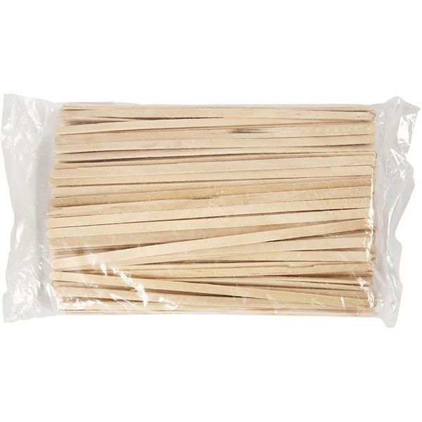 Produktbild: Creativ Company Eisstiele, L 19 cm, B 6 mm, Natur, 200 Stk