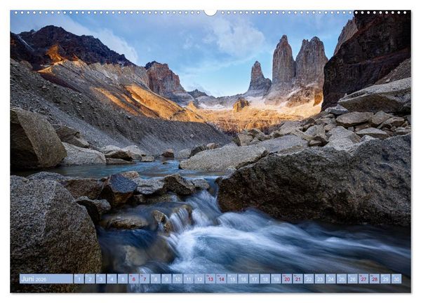 Produktbild: Patagonien: Einzigartige Landschaft am Ende der Welt (hochwertiger Premium Wandkalender 2026 DIN A2 quer), Kunstdruck in Hochglanz