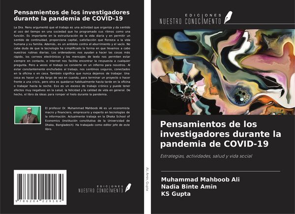 Produktbild: Pensamientos de los investigadores durante la pandemia de COVID-19