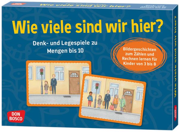 Produktbild: Wie viele sind wir hier? Bildergeschichten zum Z&auml;hlen und Rechnen lernen f&uuml;r Kinder von 3 bis 8