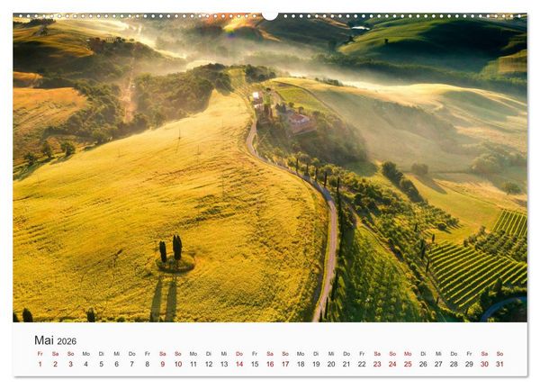 Produktbild: Italien - S&uuml;deuropa (hochwertiger Premium Wandkalender 2026 DIN A2 quer), Kunstdruck in Hochglanz
