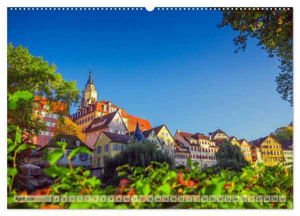 Produktbild: T&uuml;bingen - Impressionen aus der Universit&auml;tsstadt (hochwertiger Premium Wandkalender 2026 DIN A2 quer), Kunstdruck in Hochglanz