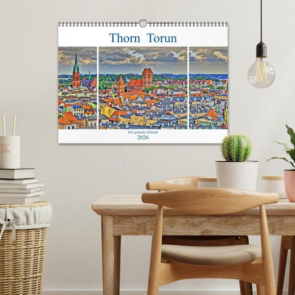 Produktbild: Thorn Torun - Die gotische Altstadt (Wandkalender 2026 DIN A3 quer), CALVENDO Monatskalender