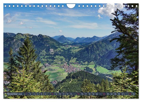 Produktbild: Allg&auml;uer Bergidyll (Wandkalender 2026 DIN A4 quer), CALVENDO Monatskalender