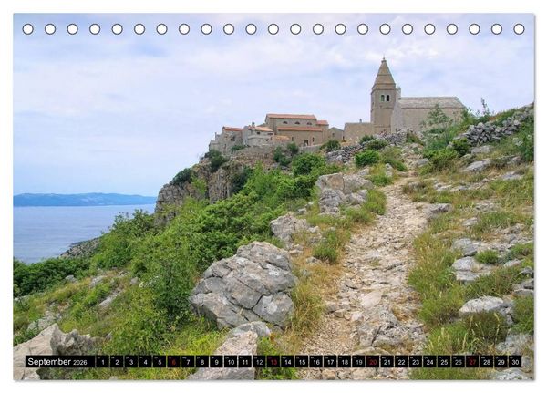 Produktbild: Kvarner Golf - Kroatien (Tischkalender 2026 DIN A5 quer), CALVENDO Monatskalender