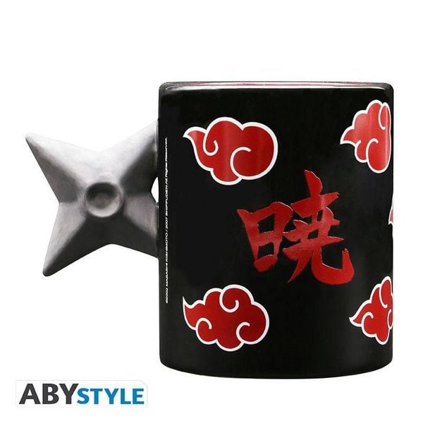 Produktbild: NARUTO SHIPPUDEN - Mug 3D handle - Shuriken Akatsuki