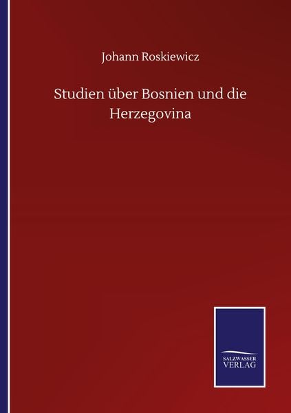 Produktbild: Studien &uuml;ber Bosnien und die Herzegovina