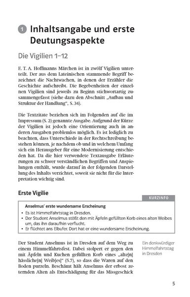 Produktbild: Klett Lekt&uuml;rehilfen E.T.A. Hoffmann 'Der goldne Topf'