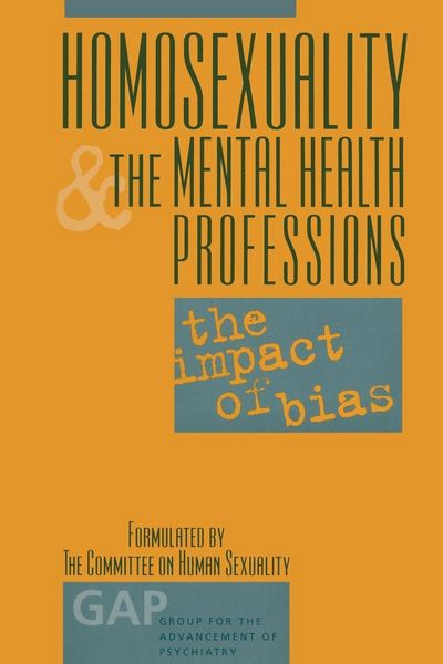 Produktbild: Homosexuality and the Mental Health Professions