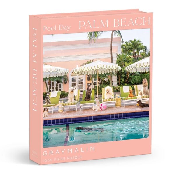 Produktbild: Gray Malin Palm Beach 1000 Piece Book Box Puzzle