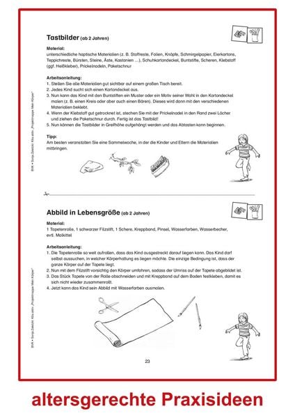 Produktbild: Kita aktiv Projektmappe Mein K&ouml;rper