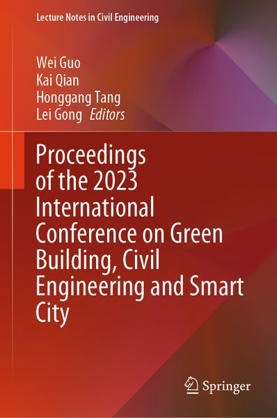 Produktbild: Proceedings of the 2023 International Conference on Green Building, Civil Engineering and Smart City