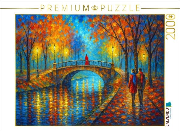 Produktbild: CALVENDO Puzzle Die Br&uuml;cke im Park | 2000 Teile Lege-Gr&ouml;&szlig;e 90x67cm Foto-Puzzle f&uuml;r gl&uuml;ckliche Stunden