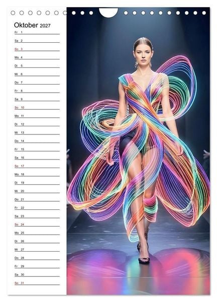 Produktbild: Impossible Couture - Futuristische Mode jenseits von Schwerkraft und Realit&auml;t (Wandkalender 2027 DIN A4 hoch), CALVENDO Monatskalender