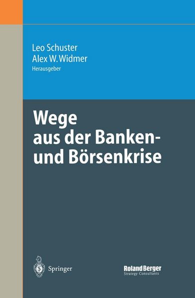 Produktbild: Wege aus der Banken- und B&ouml;rsenkrise