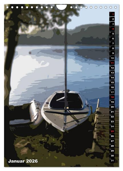 Produktbild: Der Baldeneysee in Essen (Wandkalender 2026 DIN A4 hoch), CALVENDO Monatskalender