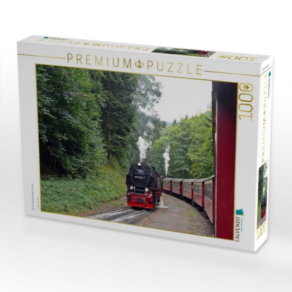Produktbild: CALVENDO Puzzle Bei der Brockenbahn im Harz | 1000 Teile Lege-Gr&ouml;&szlig;e 64x48cm Foto-Puzzle f&uuml;r gl&uuml;ckliche Stunden