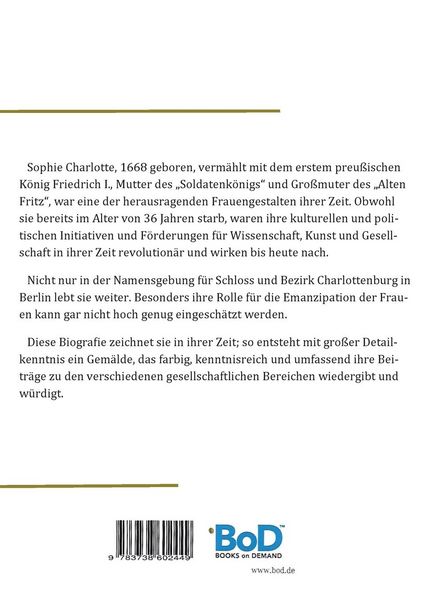 Produktbild: Sophie Charlotte oder Ein anderes Preu&szlig;en