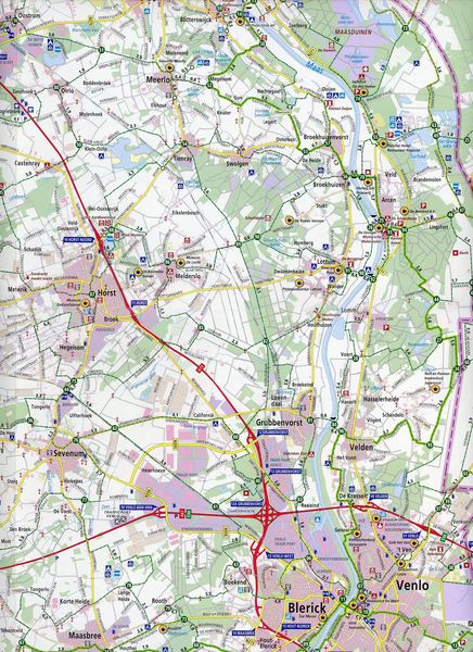 Produktbild: Limburg midden. Venlo / Roermond. 1 : 66 000