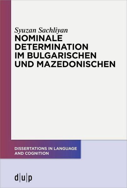 Produktbild: Nominale Determination im Bulgarischen und Mazedonischen