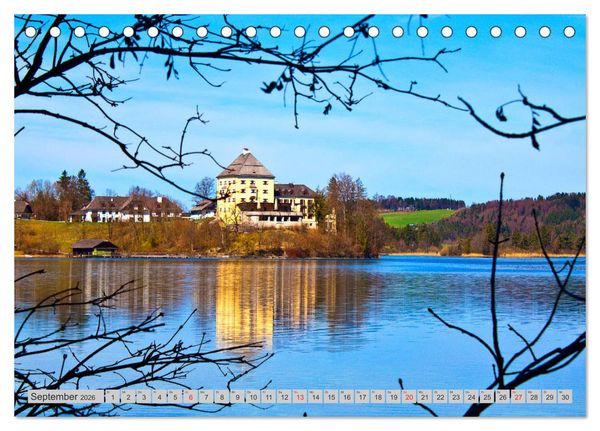 Produktbild: Rund um den Fuschlsee (Tischkalender 2026 DIN A5 quer), CALVENDO Monatskalender