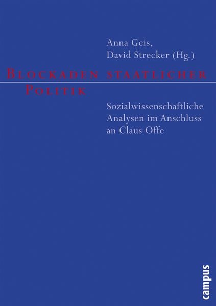 Produktbild: Blockaden staatlicher Politik