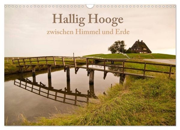 Hallig Hooge - zwischen Himmel und Erde (Wandkalender 2026 DIN A3 quer), CALVENDO Monatskalender