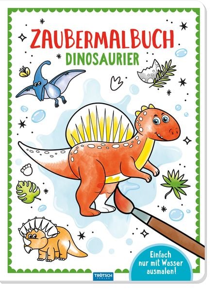 Produktbild: Tr&ouml;tsch Malbuch Zaubermalbuch Dinosaurier