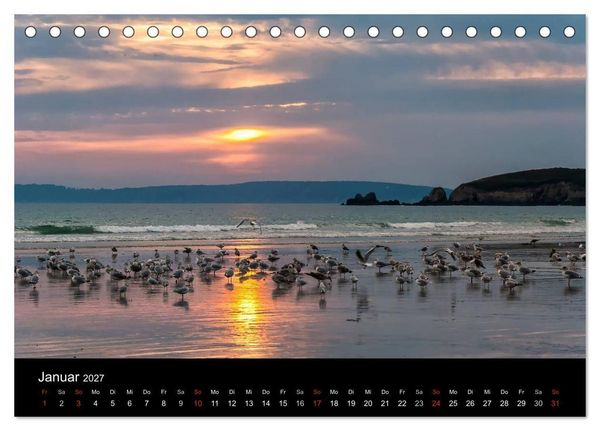 Produktbild: Faszination Meer und Wolken (Tischkalender 2027 DIN A5 quer), CALVENDO Monatskalender